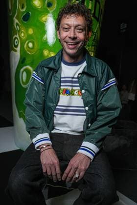 Milan, Milan Women s Fashion Week: Fall Winter 2026 27 - Women s Fashion, Fall Winter 2026 27 - GCDS fashion show - front raw in the photo: Valentino Rossi  Copyright: xRiccardoxGiordanox xipa-agency.netx xRiccardoxGIordanox IPA_Agency_IPA72122800