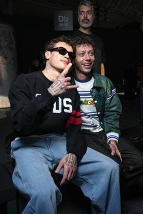 Milan, Milan Women s Fashion Week: Fall Winter 2026 27 - Women s Fashion, Fall Winter 2026 27 - GCDS fashion show - front raw in the photo: Blanco Valentino Rossi  Copyright: xRiccardoxGiordanox xipa-agency.netx xRiccardoxGIordanox IPA_Agency_IPA72122899