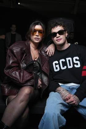 Milan, Milan Women s Fashion Week: Fall Winter 2026 27 - Women s Fashion, Fall Winter 2026 27 - GCDS fashion show - front raw in the photo: Emma Marrone Blanco  Copyright: xRiccardoxGiordanox xipa-agency.netx xRiccardoxGIordanox IPA_Agency_IPA72122928