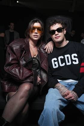 Milan, Milan Women s Fashion Week: Fall Winter 2026 27 - Women s Fashion, Fall Winter 2026 27 - GCDS fashion show - front raw in the photo: Emma Marrone Blanco  Copyright: xRiccardoxGiordanox xipa-agency.netx xRiccardoxGIordanox IPA_Agency_IPA72122934