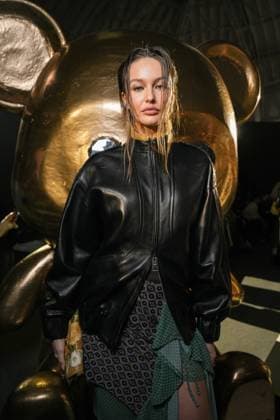 Milan, Milan Women s Fashion Week: Fall Winter 2026 27 - Women s Fashion, Fall Winter 2026 27 - GCDS fashion show - front raw in the photo: guest  Copyright: xRiccardoxGiordanox xipa-agency.netx xRiccardoxGIordanox IPA_Agency_IPA72123028