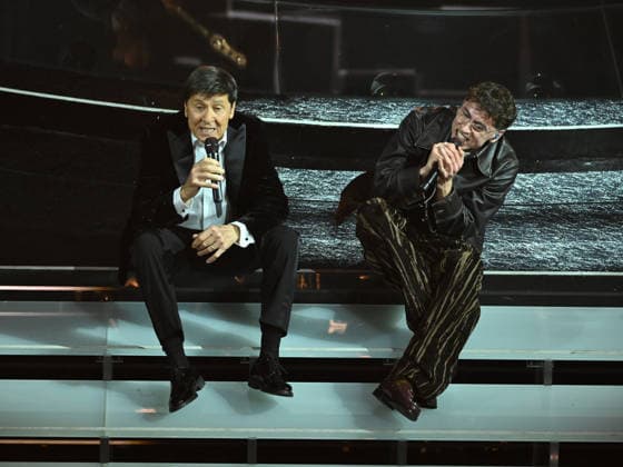 Sanremo, 76th Italian Song Festival - fourth evening. In the photo: Tredici Pietro, Gianni Morandi  Copyright: xAlbertoxTerenghix xPoolxSanremox02x xipa-agency.netx xPoolxSanremox02x IPA_Agency_IPA72123035