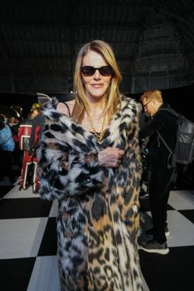 Milan, Milan Women s Fashion Week: Fall Winter 2026 27 - Women s Fashion, Fall Winter 2026 27 - GCDS fashion show - front raw in the photo: Anna Dello Russo  Copyright: xRiccardoxGiordanox xipa-agency.netx xRiccardoxGIordanox IPA_Agency_IPA72123065