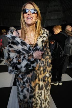 Milan, Milan Women s Fashion Week: Fall Winter 2026 27 - Women s Fashion, Fall Winter 2026 27 - GCDS fashion show - front raw in the photo: Anna Dello Russo  Copyright: xRiccardoxGiordanox xipa-agency.netx xRiccardoxGIordanox IPA_Agency_IPA72123068