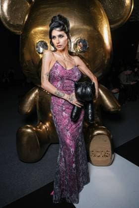 Milan, Milan Women s Fashion Week: Fall Winter 2026 27 - Women s Fashion, Fall Winter 2026 27 - GCDS fashion show - front raw in the photo: Mia Khalifa  Copyright: xRiccardoxGiordanox xipa-agency.netx xRiccardoxGIordanox IPA_Agency_IPA72123104