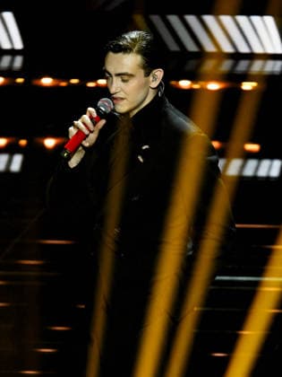 Sanremo, 76th Italian Song Festival. Fourth Evening. Pictured: Michele Bravi  Copyright: xMaurizioxD Avanzox xipa-agency.netx xPoolxSanremox02x IPA_Agency_IPA72121993