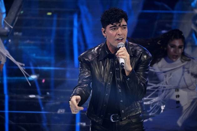 Photo IPP Felice De Martino Sanremo 26 02 2026 76th Italian Song Festival fourth night cover night In photo The Kolors stash Italy Photo Press World Copyright