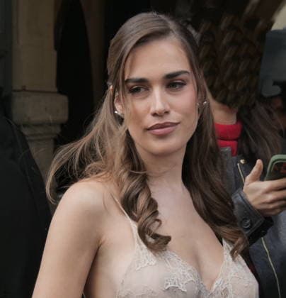 Milan, Milan Women s Fashion Week Fall Winter 2026 27 - Women s Fashion, Fall Winter 2026 27 - Blumarine fashion show - arrivals In the photo: Guest  Copyright: xLucaxPontix xipa-agency.netx xx IPA_Agency_IPA72127062