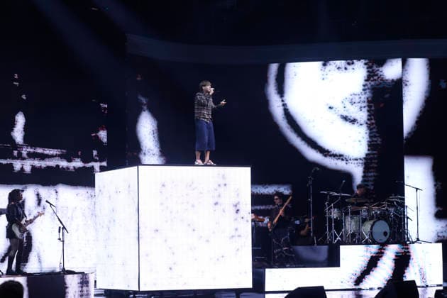 Vina del Mar, February 27, 2026 Singer Paulo Londra during his performance at the sixth night of the Vina del Mar Festival 2026 Sebastian Cisternas Aton Chile, Vina del Mar Chile Aton 1129382  Copyright: SEBASTIANxCISTERNAS xATONxCHILE