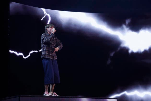 Vina del Mar, February 27, 2026 Singer Paulo Londra during his performance at the sixth night of the Vina del Mar Festival 2026 Sebastian Cisternas Aton Chile, Vina del Mar Chile Aton 1129403  Copyright: SEBASTIANxCISTERNAS xATONxCHILE