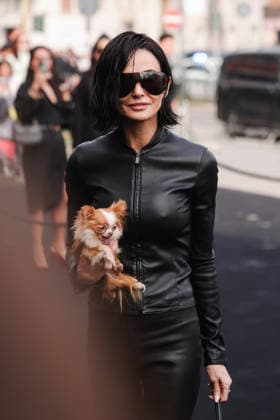 Milan, Milan Fashion Week Womenswear Fall Winter 2026 2027 - Women s Fashion, Fall Winter 2026 2027 - Gucci Fashion Show - Guest Arrivals. Pictured: Demi Moore (American actress)  Copyright: xAlessandroxBremecx xipa-agency.netx xx IPA_Agency_IPA72129747