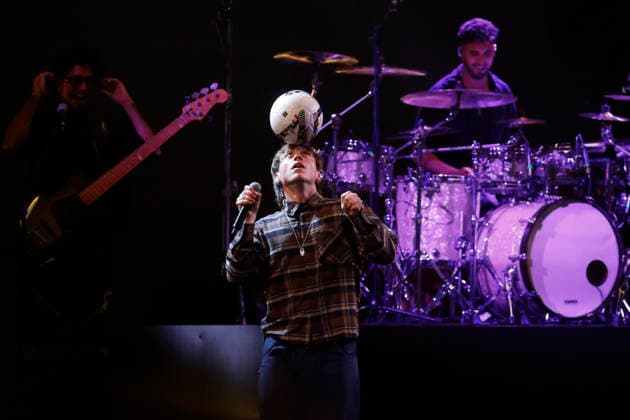 Vina del Mar, February 27, 2026 Singer Paulo Londra during his performance at the sixth night of the Vina del Mar Festival 2026 Sebastian Cisternas Aton Chile, Vina del Mar Chile Aton 1129425  Copyright: SEBASTIANxCISTERNAS xATONxCHILE