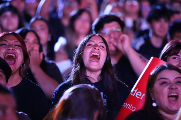 Vina del Mar, February 27, 2026 Public attending the Quinta Vergara, during the Vina del Mar Song Festival Manuel Lema Aton Chile, Vina del Mar Chile Aton 1129453  Copyright: MANUELxLEMA ATONxCHILE