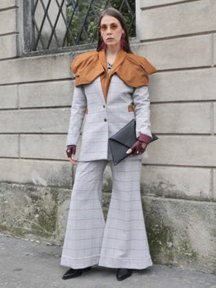 Milan, Milan Women s Fashion Week Fall Winter 2026 27 - Women s Fashion, Fall Winter 2026 27 - Tods fashion show - arrivals In the photo: Guest  Copyright: xLucaxPontix xipa-agency.netx xx IPA_Agency_IPA72130267