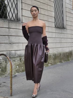 Milan, Milan Women s Fashion Week Fall Winter 2026 27 - Women s Fashion, Fall Winter 2026 27 - Tods fashion show - arrivals In the photo: Guest  Copyright: xLucaxPontix xipa-agency.netx xx IPA_Agency_IPA72130331