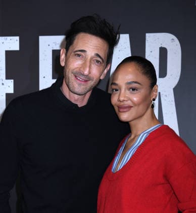 February 27, 2026, New York, Ny, United States: Adrien Brody and Tessa Thompson attend The Fear of 13 Broadway Press Event. Held at James Earl Jones Theatre in New York. Zuma Press February 27, 2026 New York United States  - ZUMAp281 20260227_zea_p281_061 Copyright: xPhotoxImagexPressx