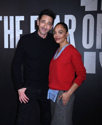 February 27, 2026, New York, Ny, United States: Adrien Brody and Tessa Thompson attend The Fear of 13 Broadway Press Event. Held at James Earl Jones Theatre in New York. Zuma Press February 27, 2026 New York United States  - ZUMAp281 20260227_zea_p281_062 Copyright: xPhotoxImagexPressx