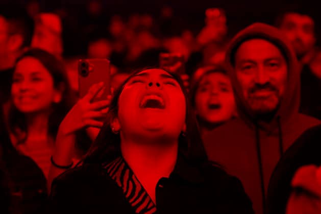Vina del Mar, February 27, 2026 Public attending the show of singer Milo J during his performance on the sixth night of the Vina del Mar Festival 2026 Sebastian Cisternas Aton Chile, Vina del Mar Chile Aton 1129581  Copyright: SEBASTIANxCISTERNAS xATONxCHILE