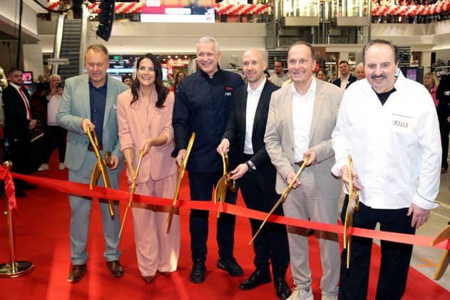 Matthias Sturm, Bettina Zimmermann, Alexander Herrmann, Sascha Weil, Alois Kobler and Johann Lafer at the pre-shopping event in the new XXXLutz furniture store in Rangsdorf Rangsdorf, 27 02 2026 Foto:xAgenturxWehnertx xGränzdörferx xFuturexImagex xxx_6203