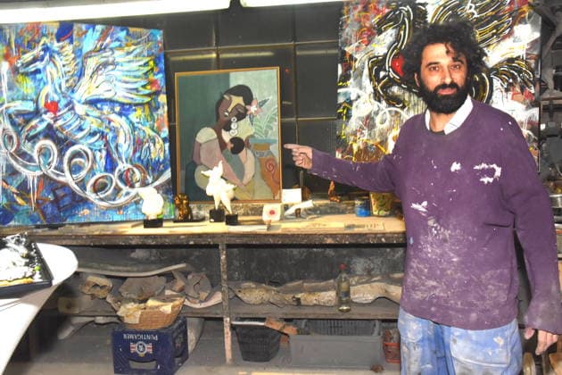 Aslan Goektepe Kunstgiesserei Owner Munich 27 02 2026 Kunstgiesserei Muenchen Schleissheimerstrasse Title Painting, Sculpture and New Art Vernissage One dead, three living, one hundred years of foundry When art defies the algorithm Photo Muenchen