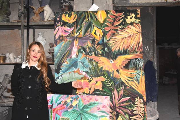 Kathleen Schmidt Artist Munich 27 02 2026 Kunstgiesserei Muenchen Schleissheimerstrasse Title Painting, Sculpture and New Art Vernissage One dead, three living, one hundred years of foundry When art defies the algorithm Photo Muenchen