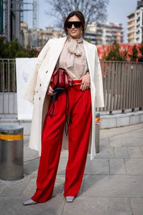 Street Style: Gucci fashion show during the Milan Fashion Week - Womenswear Fall Winter 2026 2027 in Milan, Italy, on 27 February 2026. Street Style: A guest is seen outside of the Gucci fashion show during the Milan Fashion Week - Womenswear Fall Winter 2026 2027 in Milan, Italy, on 27 February 2026., Credit:Stefano Costantino TTL Avalon Italy, Milan  Copyright: xStefanoxCostantinoxTTLx xAvalonx 1078862883