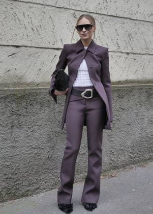 Milan, Milan Women s Fashion Week Fall Winter 2026 27 - Women s Fashion, Fall Winter 2026 27 - Sportmax fashion show - arrivals In the photo: Guest  Copyright: xLucaxPontix xipa-agency.netx xx IPA_Agency_IPA72135924