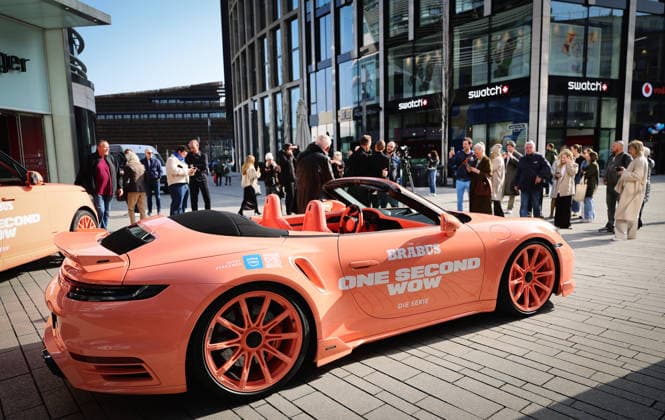 BRABUS ONE SECOND NOW series on Prime Video from 26 2 26 Brabus CEO Constantin Buschmann with his wife Milli , Creative Director at Brabus Düsseldorf NRW Germany