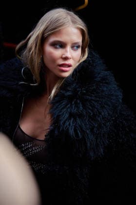Milano Fashion Week - Women F W 26-27 Blumarine fashion show Street Style Milan, Italy Milano Fashion Week - Women F W 26-27 Blumarine fashion show Street Style Milan, Italy 27th February 2026 SGPItalia id 134544_001 * Not Exclusive  Copyright: xLAURA_MARCHINIx