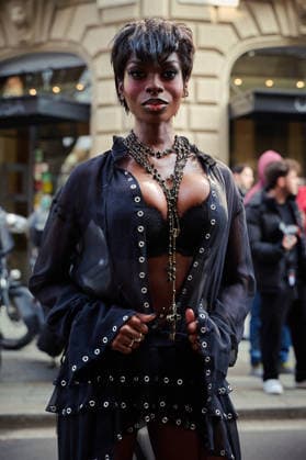 Milano Fashion Week - Women F W 26-27 Blumarine fashion show Street Style Milan, Italy Milano Fashion Week - Women F W 26-27 Blumarine fashion show Street Style Milan, Italy 27th February 2026 SGPItalia id 134544_001 * Not Exclusive  Copyright: xLAURA_MARCHINIx