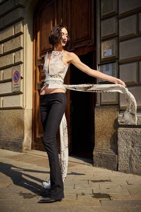 Milano Fashion Week - Women F W 26-27 Blumarine fashion show Street Style Milan, Italy Beatrice Marchetti Milano Fashion Week - Women F W 26-27 Blumarine fashion show Street Style Milan, Italy 27th February 2026 SGPItalia id 134544_001 * Not Exclusive  Copyright: xLAURA_MARCHINIx