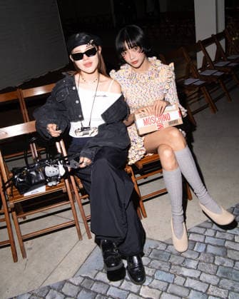 Milano Fashion Week - Women F W 26-27 Moschino fashion show Front row Milan, Italy ?;Shwi Milano Fashion Week - Women F W 26-27 Moschino fashion show Front row Milan, Italy 27th February 2026 SGPItalia id 134549_001 * Not Exclusive  Copyright: xJohnnyxDallaxLibera SGPx