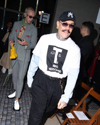 Milano Fashion Week - Women F W 26-27 Moschino fashion show Front row Milan, Italy Adrian Appiolaza Milano Fashion Week - Women F W 26-27 Moschino fashion show Front row Milan, Italy 27th February 2026 SGPItalia id 134549_001 * Not Exclusive  Copyright: xJohnnyxDallaxLibera SGPx
