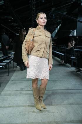 Milan, Milan Women s Fashion Week: Fall Winter 2026 27 - Women s Fashion, Fall Winter 2026 27 - Ermanno Scervino fashion show - front raw in the photo: JULIA COMIL  Copyright: xRiccardoxGiordanox xipa-agency.netx xRiccardoxGIordanox IPA_Agency_IPA72142960