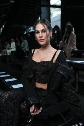Milan, Milan Women s Fashion Week: Fall Winter 2026 27 - Women s Fashion, Fall Winter 2026 27 - Ermanno Scervino fashion show - front raw in the photo: Francesca Sofia Novello  Copyright: xRiccardoxGiordanox xipa-agency.netx xRiccardoxGIordanox IPA_Agency_IPA72144506