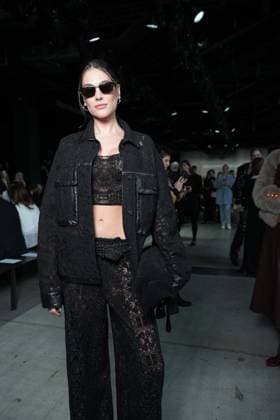 Milan, Milan Women s Fashion Week: Fall Winter 2026 27 - Women s Fashion, Fall Winter 2026 27 - Ermanno Scervino fashion show - front raw in the photo: Francesca Sofia Novello  Copyright: xRiccardoxGiordanox xipa-agency.netx xRiccardoxGIordanox IPA_Agency_IPA72144543