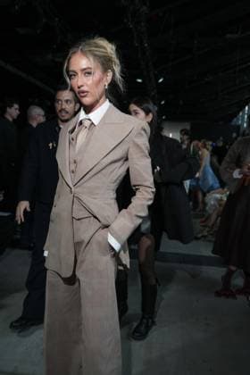 Milan, Milan Women s Fashion Week: Fall Winter 2026 27 - Women s Fashion, Fall Winter 2026 27 - Ermanno Scervino fashion show - front raw in the photo: Emili Sindlev  Copyright: xRiccardoxGiordanox xipa-agency.netx xRiccardoxGIordanox IPA_Agency_IPA72144744
