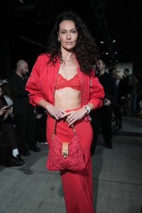 Milan, Milan Women s Fashion Week: Fall Winter 2026 27 - Women s Fashion, Fall Winter 2026 27 - Ermanno Scervino fashion show - front raw in the photo: Paola Turani  Copyright: xRiccardoxGiordanox xipa-agency.netx xRiccardoxGIordanox IPA_Agency_IPA72144838