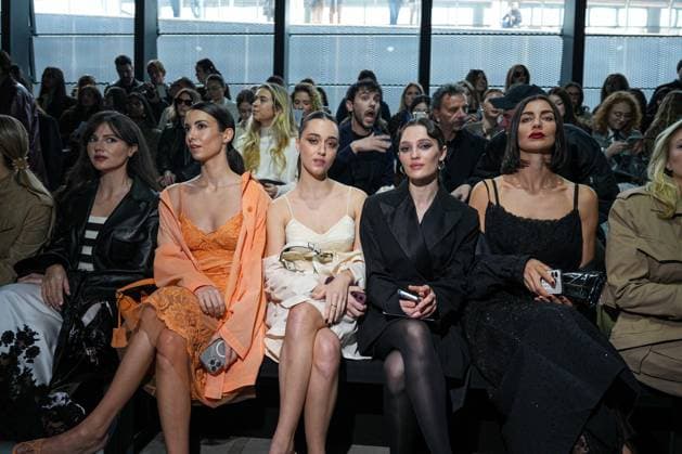 Milan, Milan Women s Fashion Week: Fall Winter 2026 27 - Women s Fashion, Fall Winter 2026 27 - Ermanno Scervino fashion show - front raw in the photo: guest  Copyright: xRiccardoxGiordanox xipa-agency.netx xRiccardoxGIordanox IPA_Agency_IPA72144990