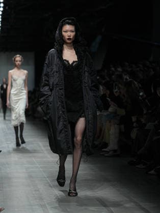 Milan, Milan Women s Fashion Week: Fall Winter 2026 27 - Women s Fashion, Fall Winter 2026 27 - Ermanno Scervino fashion show - catwalk in the photo: model  Copyright: xRiccardoxGiordanox xipa-agency.netx xRiccardoxGIordanox IPA_Agency_IPA72145225