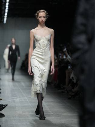 Milan, Milan Women s Fashion Week: Fall Winter 2026 27 - Women s Fashion, Fall Winter 2026 27 - Ermanno Scervino fashion show - catwalk in the photo: model  Copyright: xRiccardoxGiordanox xipa-agency.netx xRiccardoxGIordanox IPA_Agency_IPA72145226