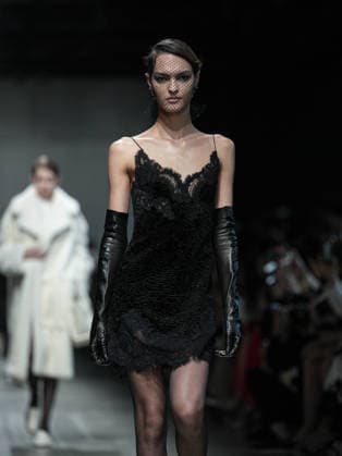 Milan, Milan Women s Fashion Week: Fall Winter 2026 27 - Women s Fashion, Fall Winter 2026 27 - Ermanno Scervino fashion show - catwalk in the photo: model  Copyright: xRiccardoxGiordanox xipa-agency.netx xRiccardoxGIordanox IPA_Agency_IPA72145282