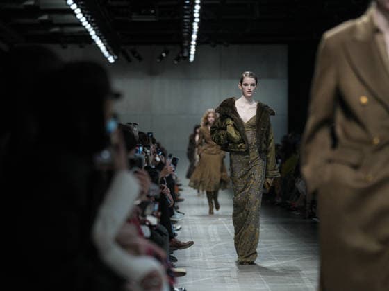 Milan, Milan Women s Fashion Week: Fall Winter 2026 27 - Women s Fashion, Fall Winter 2026 27 - Ermanno Scervino fashion show - catwalk in the photo: model  Copyright: xRiccardoxGiordanox xipa-agency.netx xRiccardoxGIordanox IPA_Agency_IPA72145568