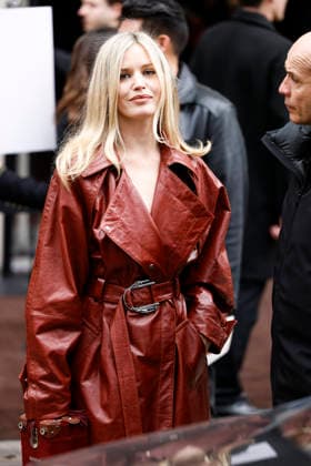 FERRARI - Guest arrivals - Milan Fashion Week - Womenswear Fall Winter 2026 2027 MILAN, ITALY - FEBRUARY 28: Georgia May Jagger arrives to the Ferrari fashion show during the Milan Womenswear Fall Winter 2026 2027 Fashion Week on February 28, 2026 in Milan, Italy. Photo by Marco Piovanotto Abacapress.com  Copyright: xPiovanottoxMarco ABACAx