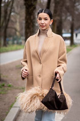 Street Style: Ferragamo fashion show during the Milan Fashion Week - Womenswear Fall Winter 2026 2027 in Milan, Italy, on 28 February 2026. Street Style: A guest is seen outside of the Ferragamo fashion show during the Milan Fashion Week - Womenswear Fall Winter 2026 2027 in Milan, Italy, on 28 February 2026., Credit:Stefano Costantino TTL Avalon Italy, Milan  Copyright: xStefanoxCostantinoxTTLx xAvalonx 1078972043
