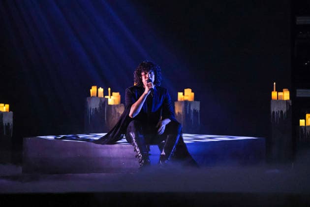 Dress rehearsal MGP final 2026 Lillehammer 20260228 Leonardo Leonardo Amorsolo during the dress rehearsal for the Eurovision Song Contest final in Hakons hall at Lillehammer, Saturday evening Photo Geir Olsen NTB Lillehammer Norway IXsRt KkcN0 EDITORIAL USE ONLY Ref ENTIXsRt KkcN0 jpg  Copyright: xGeirxOlsenx xNTBx