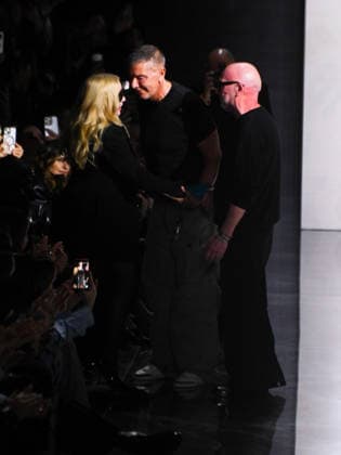 Milan, Milan Women s Fashion Week Fall Winter 2026 2027 - Dolce & Gabbana Fashion Show - Madonna salutes designers Domenico Dolce and Stefano Gabbana  Copyright: xMaurizioxMaulex xipa-agency.netx xMaurizioxMaulex IPA_Agency_IPA72152735