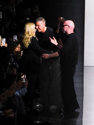Milan, Milan Women s Fashion Week Fall Winter 2026 2027 - Dolce & Gabbana Fashion Show - Madonna salutes designers Domenico Dolce and Stefano Gabbana  Copyright: xMaurizioxMaulex xipa-agency.netx xMaurizioxMaulex IPA_Agency_IPA72152759