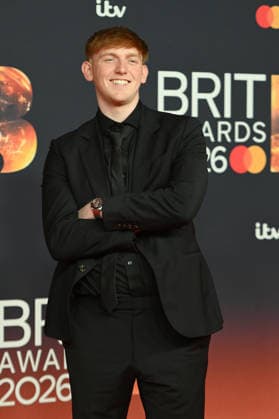 The BRIT Awards 2026, Co-op Live, Manchester, UK, 28 February 2026. Angryginge at The BRIT Awards 2026, Co-op Live, Manchester, UK, 28 February 2026., Credit:Tina Korhonen Avalon United Kingdom, Manchester Copyright: xTinaxKorhonenx xAvalonx 1079016590
