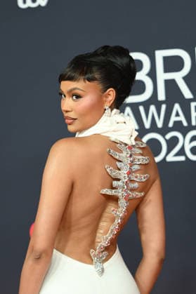 The BRIT Awards 2026, Co-op Live, Manchester, UK, 28 February 2026. Ella Thomas at The BRIT Awards 2026, Co-op Live, Manchester, UK, 28 February 2026., Credit:Tina Korhonen Avalon United Kingdom, Manchester Copyright: xTinaxKorhonenx xAvalonx 1079019348